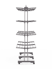 IDOMYA Essentials Wäscheständer in Grau/ Silber - (B)73 x (H)183 x (T)66 cm