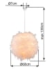 Globo lighting Hängeleuchte "Katunga" in Weiß - Ø 60 cm