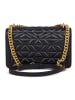 Pinko Leder-Umhängetasche in Schwarz - (B)21 x (H)12 x (T)6 cm