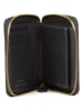 Pinko Leren portemonnee zwart - (B)13 x (H)10 x (D)3 cm
