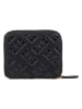 Pinko Leder-Geldbörse in Schwarz - (B)13 x (H)10 x (T)3 cm