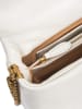 Pinko Leder-Umhängetasche in Creme - (B)26 x (H)19 x (T)12 cm
