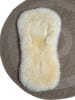 Kaiser Naturfellprodukte Lammfellauflage "Milky sand" in Natur - (L)77 x (B)35 cm
