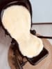 Kaiser Naturfellprodukte Lammfellauflage "Milky sand" in Natur - (L)77 x (B)35 cm