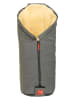 Kaiser Naturfellprodukte Lammfell-Fußsack "Iglu" in Anthrazit - (L)93 x (B)45 cm