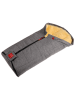 Kaiser Naturfellprodukte Voetenzak met lamsvacht "Iglu" antraciet - (L)93 x (B)45 cm