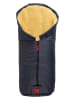 Kaiser Naturfellprodukte Voetenzak met lamsvacht ''Iglu'' donkerblauw - (L)93 x (B)45 cm