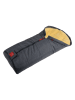 Kaiser Naturfellprodukte Voetenzak met lamsvacht ''Iglu'' donkerblauw - (L)93 x (B)45 cm