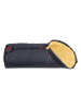 Kaiser Naturfellprodukte Lammfell-Fußsack "Iglu" in Dunkelblau - (L)93 x (B)45 cm