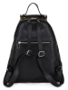 Anna Morellini Leren rugzak "Maurizia" zwart/lichtbruin - (B)32 x (H)37 x (D)14 cm