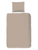 Good Morning Flanell-Bettwäsche-Set in Beige