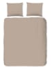 Good Morning Flanell-Bettwäsche-Set in Beige