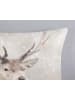 Good Morning Flanell-Bettwäsche-Set "Snowydeer" in Beige
