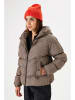 Garcia Steppjacke in Beige/ Schwarz