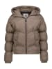 Garcia Steppjacke in Beige/ Schwarz