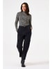 Garcia Bluse in Schwarz/ Beige