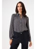 Garcia Bluse in Schwarz/ Weiß