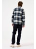 Garcia Blouse crème/donkerblauw/mintgroen