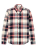 Garcia Hemd in Creme/ Rot/ Dunkelblau
