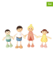 New Classic Toys 4er-Set: Puppen - ab 3 Jahren
