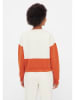 Bench Sweatshirt in Weiß/ Orange