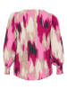 Kaffe Blouse  lichtroze/crème