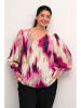 Kaffe Bluse in Rosa/ Creme