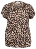 Kaffe Blouse beige/zwart