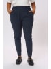 KAFFE curve Broek "Jia" donkerblauw