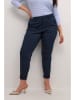 KAFFE curve Chinobroek "Leana" donkerblauw