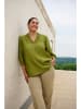 KAFFE curve Blouse  olijfgroen