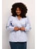 Kaffe Blouse  lichtblauw/wit