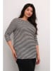 Kaffe Longsleeve in Schwarz/ Weiß