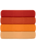 Colourful Cotton 2-delige set: renforcé kussenhoezen lichtrood