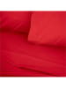 Colourful Cotton Prześcieradło renforcè w kolorze czerwonym na gumce