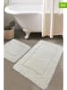 Colourful Cotton 2er-Set: Badvorleger in Creme