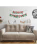 ABERTO DESIGN Kissen in Grau/ Weiß