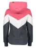 alife and kickin Hoodie in Pink/ Weiß/ Anthrazit