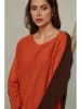 Joséfine Pullover "Dorog" in Orange/ Dunkelbraun