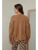 Joséfine Cardigan "Erd" in Hellbraun