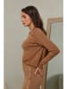 Joséfine Pullover "God" in Hellbraun