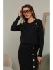 Joséfine Pullover "God" in Schwarz