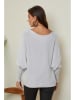 Joséfine Sweter "Hajos" w kolorze jasnoszarym