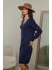 So Cachemire Strickkleid "Ibrany" in Dunkelblau