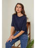 So Cachemire Pullover "Kalocsa" in Dunkelblau