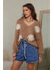 So Cachemire Vest "Lenti" lichtbruin
