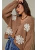 So Cachemire Cardigan "Lenti" in Hellbraun