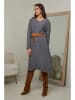 Joséfine Strickkleid "Mahony" in Grau