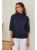 So Cachemire Trui "Mahouca" donkerblauw