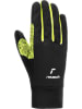 Reusch Langlauf-Fingerhandschuhe "Arien" in Schwarz/ Gelb